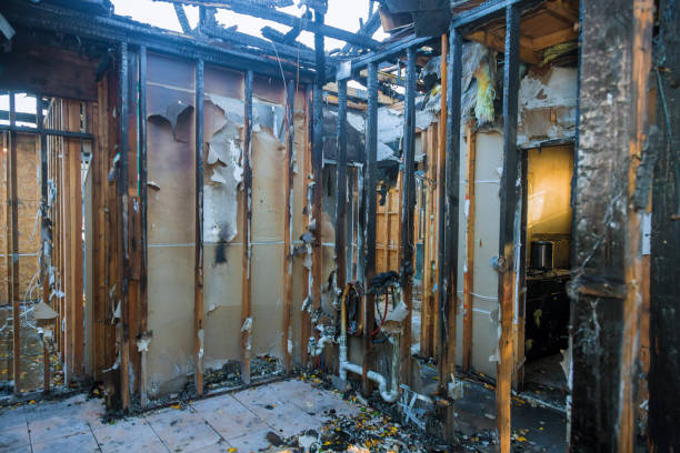 Professional Fire Damage Assessment technician working in Flomaton, AL
